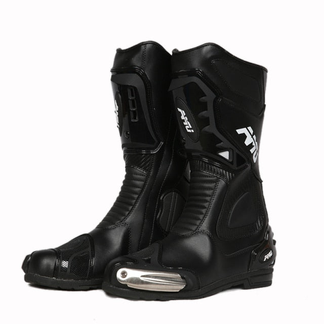 Amu Motorcycle Protective Boot Motor Sports Motocross Dirt Biker Boot